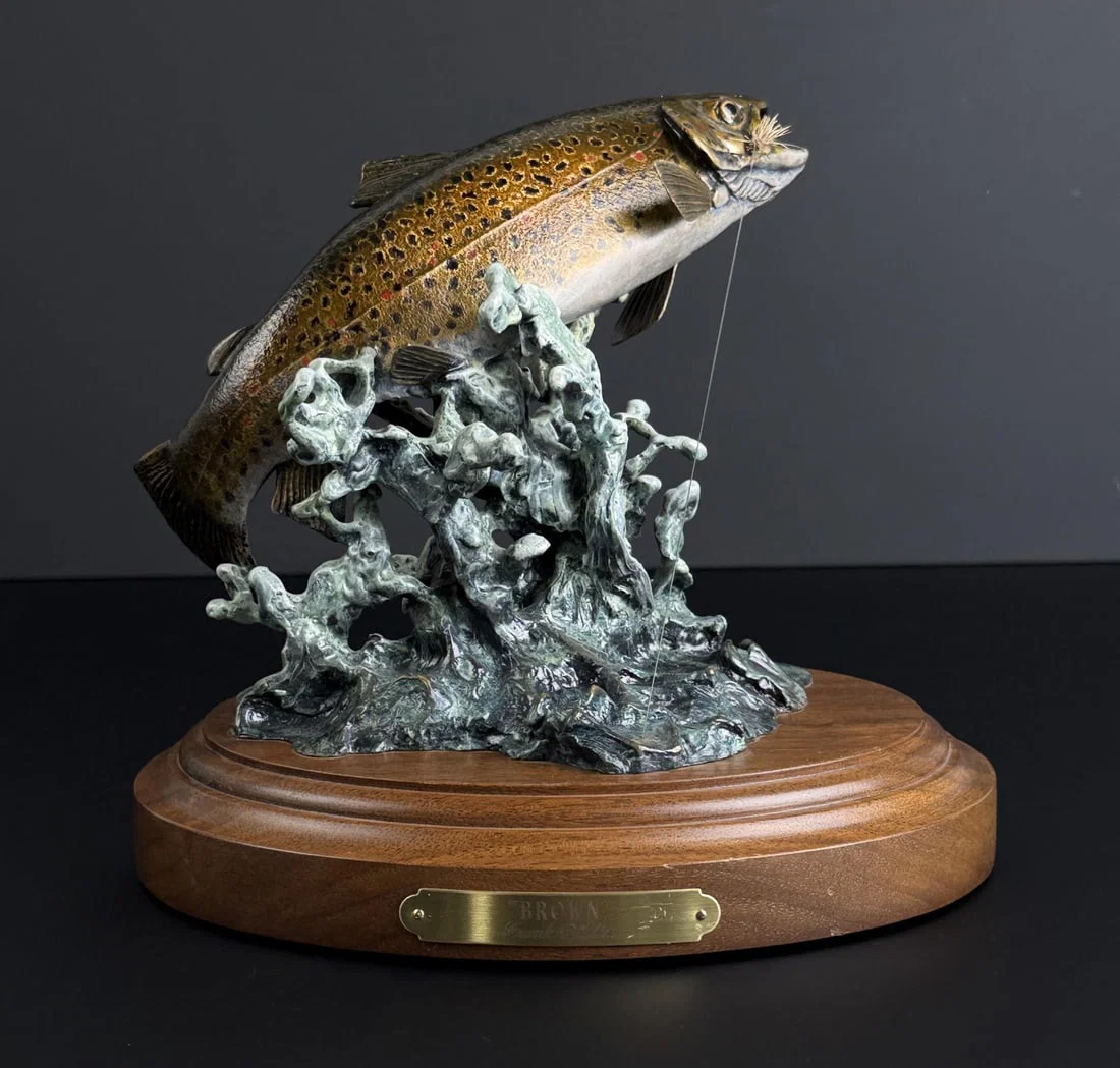 Frank DiVita Brown Trout Bronze