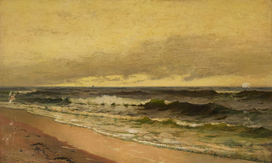 Frank Knox Morton Rehn (1848-1914), Coastal seascape