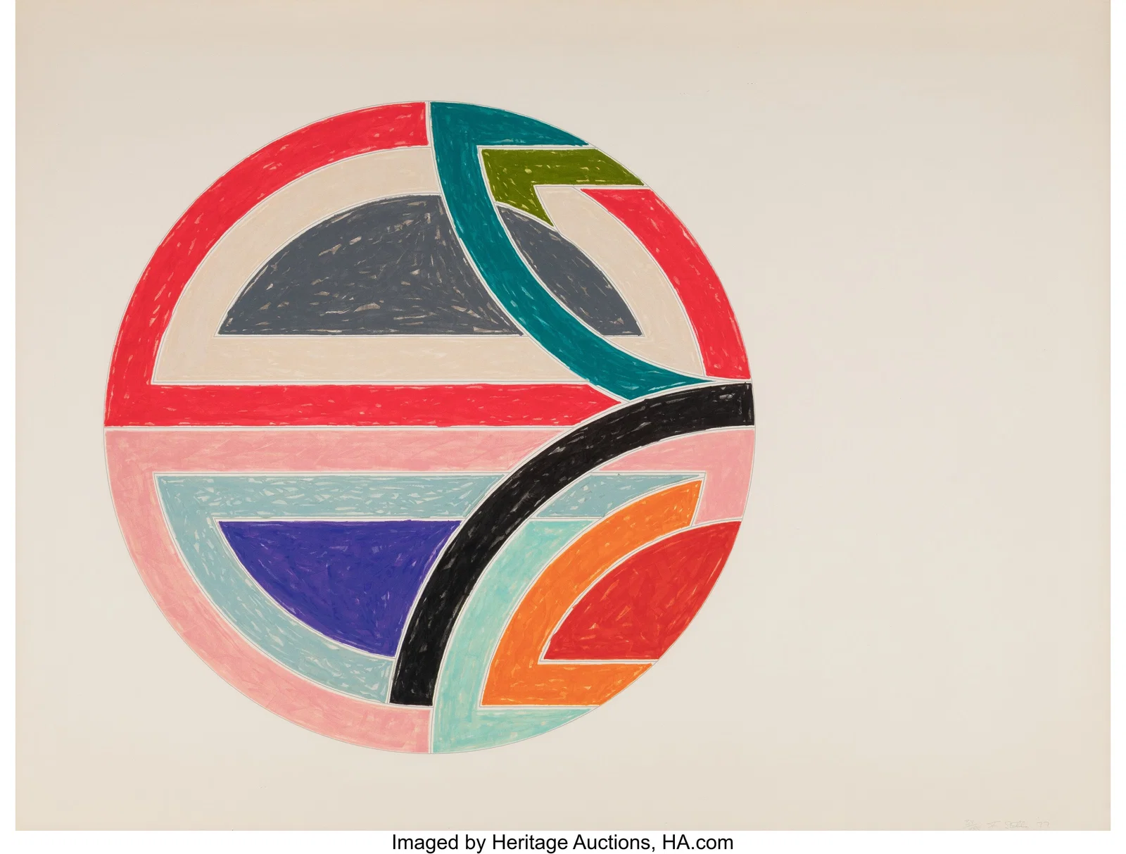 Frank Stella (1936-2024) Sinjerli Variation la,