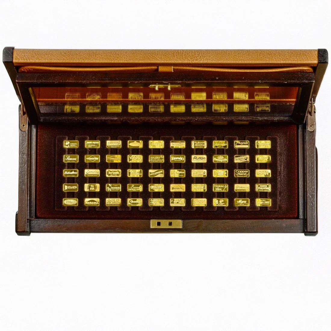 Franklin Mint 24K Gold Mine Ingots Collection