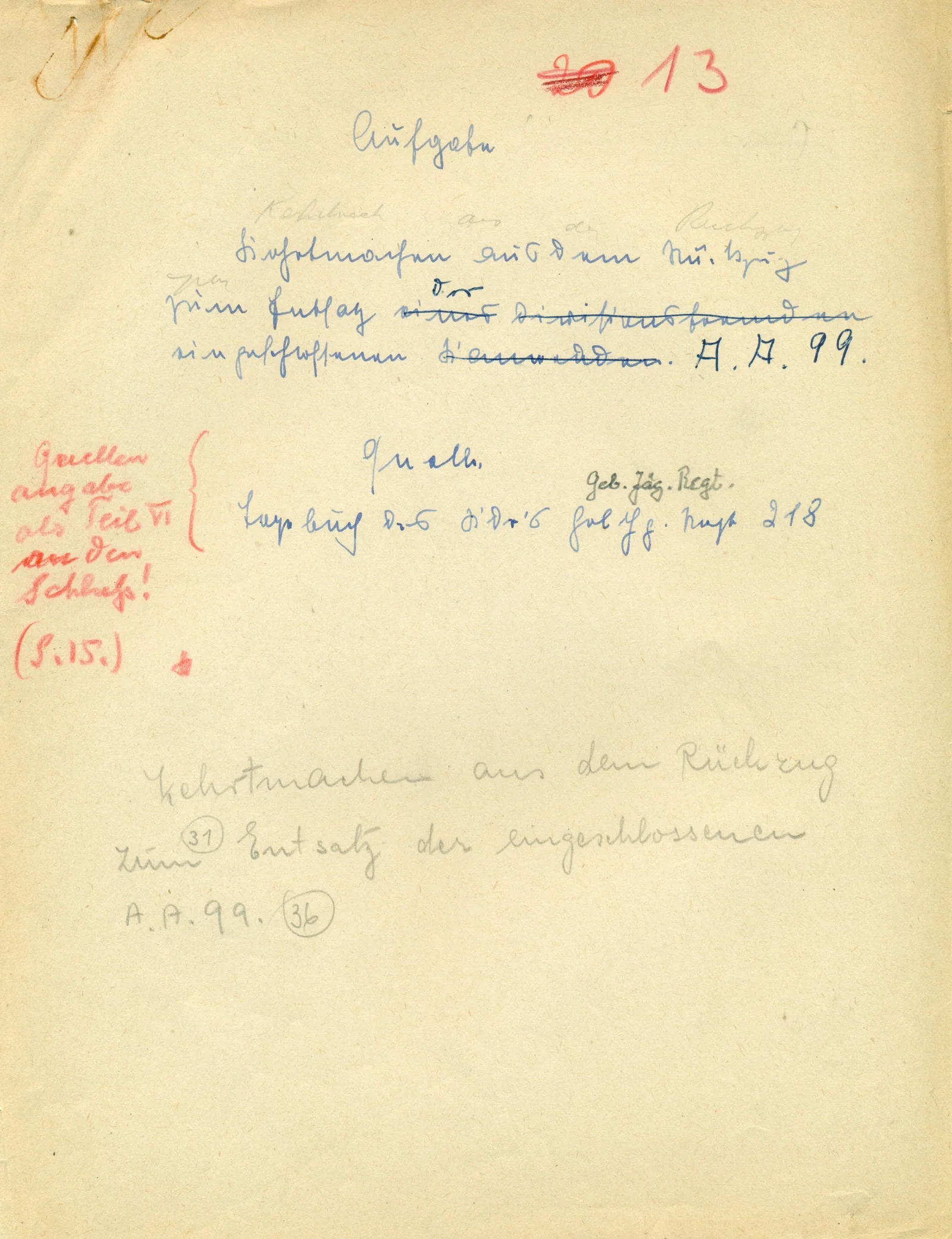 FRANZ HALDER’S DRAFT ANALYSIS OF THE LAPLAND WAR