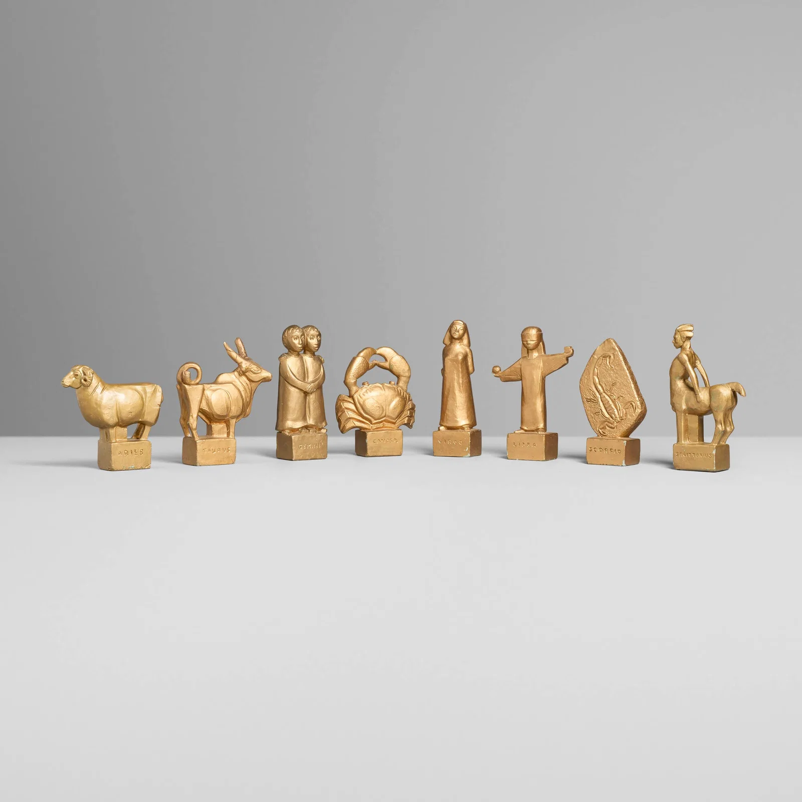 Fred Press, Zodiac sculptures, set of eight