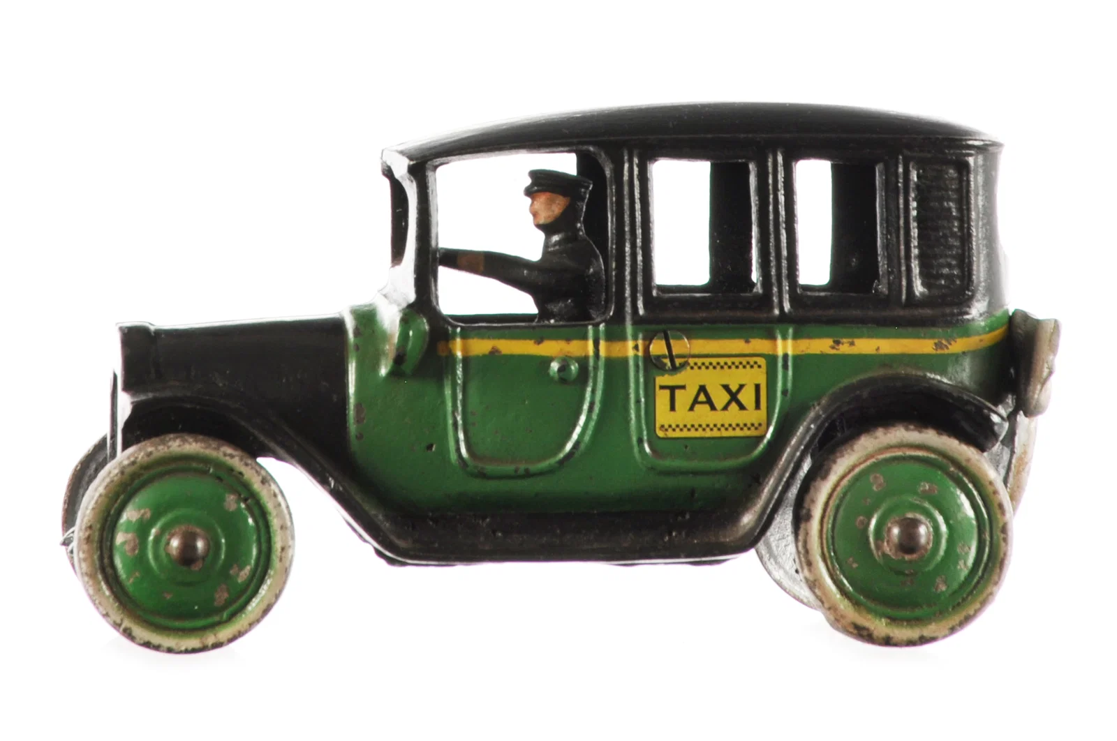 Freidag Green Taxi Cast Iron by Ironman Toys