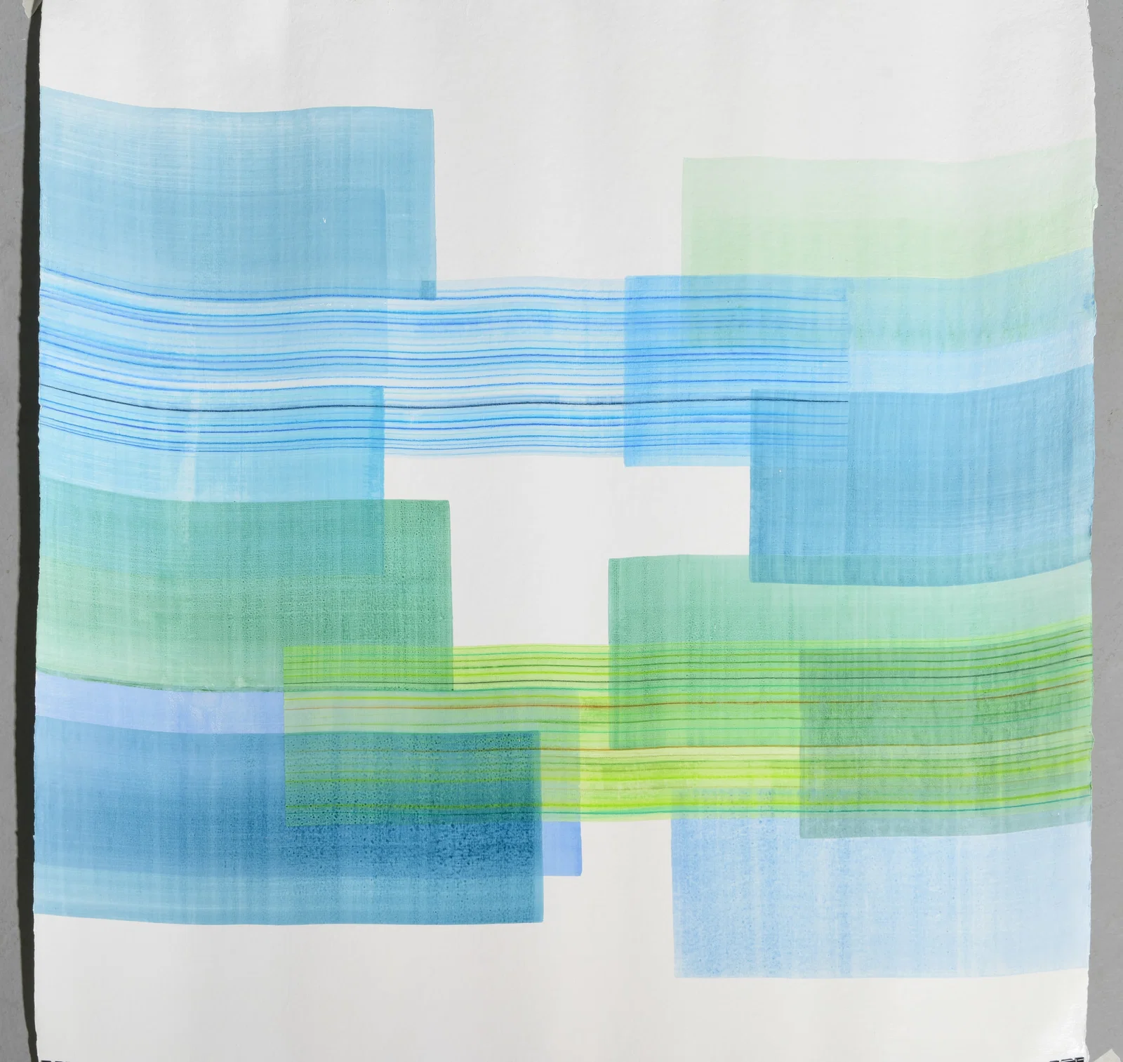 French Abstract Modern Art on Fabric Canvas #1