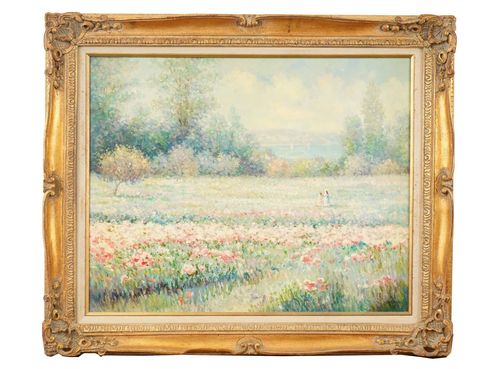 FRENCH IMPRESSIONIST OIL PAINTING SIGNED BY ARTIST