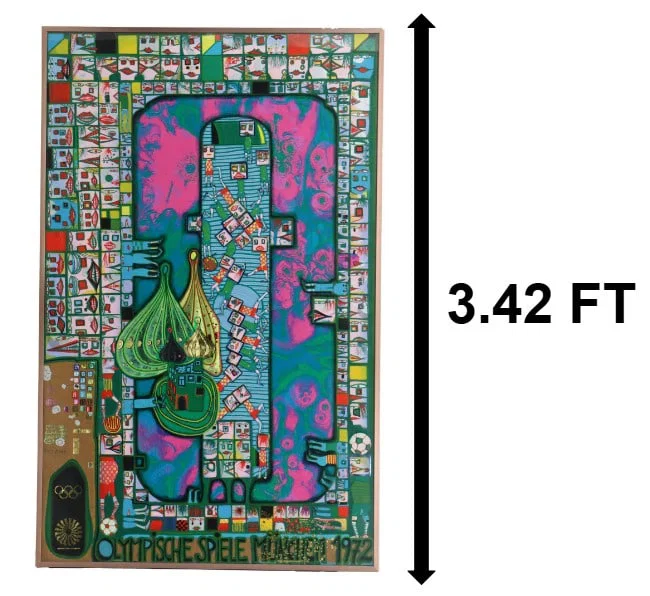 Friedensreich Hundertwasser (1928-2000) Austrian/New Zealand, 1972 Olympics Poster