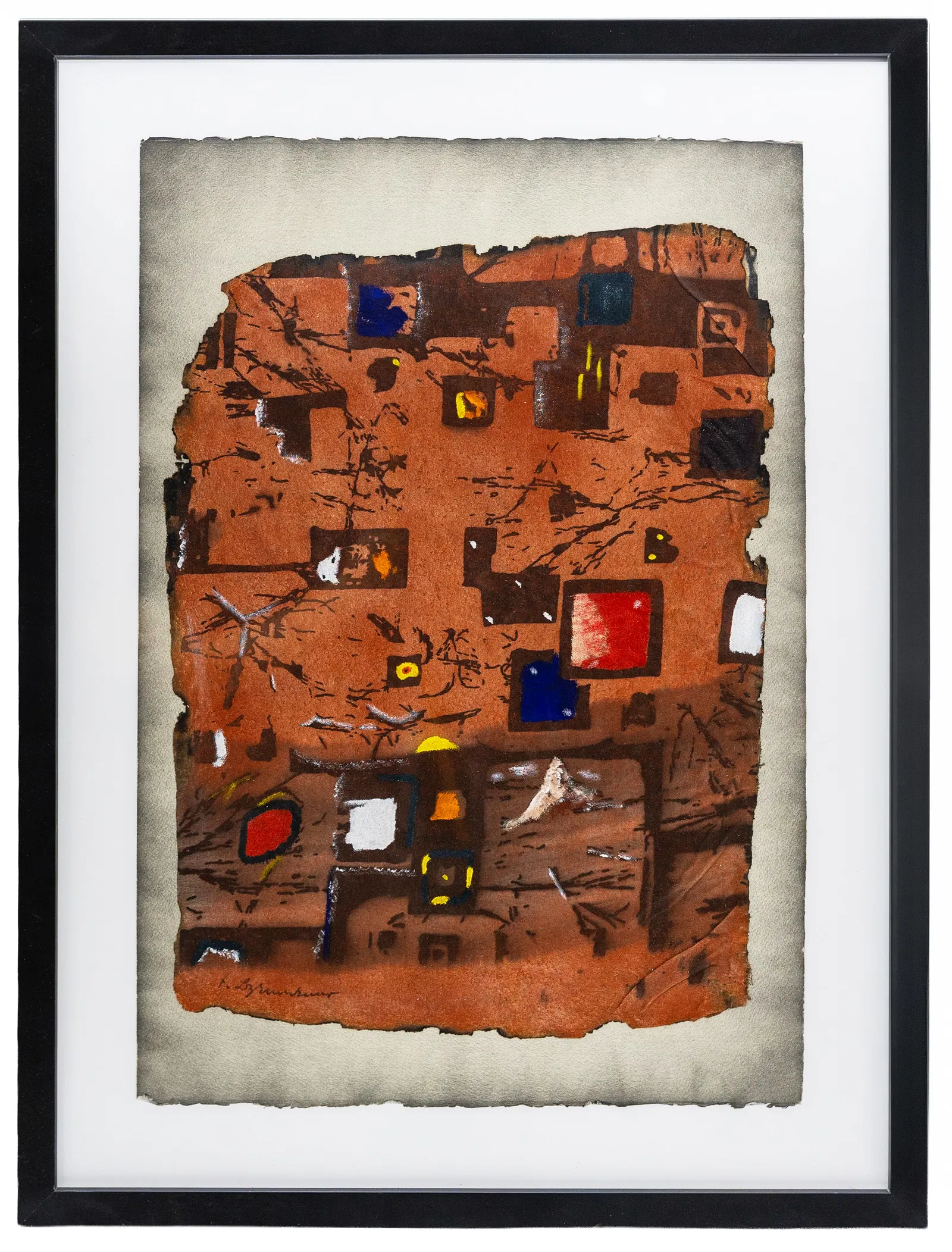 Fritz (Friedrich) Wilhelm Brandtner (Canadian/Polish) Mixed Media on Paper