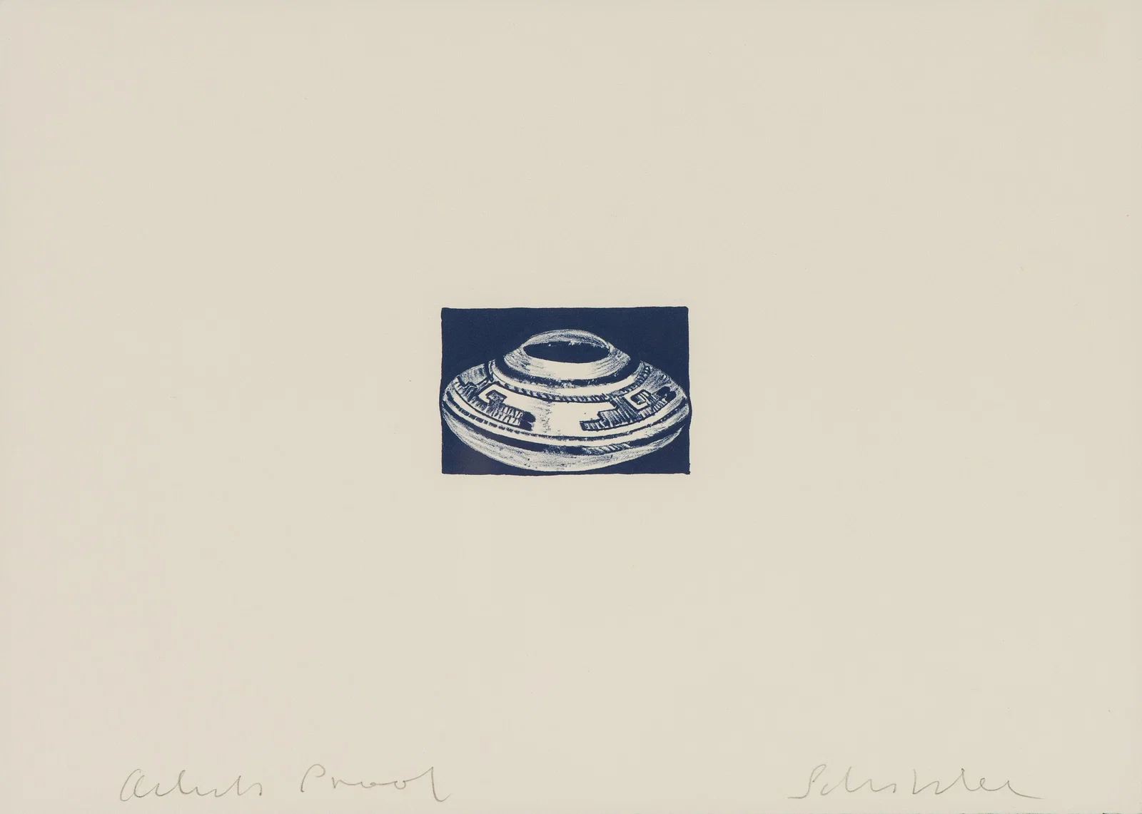 Fritz Scholder Hopi Pot (First State) (T: 74-642), 1974