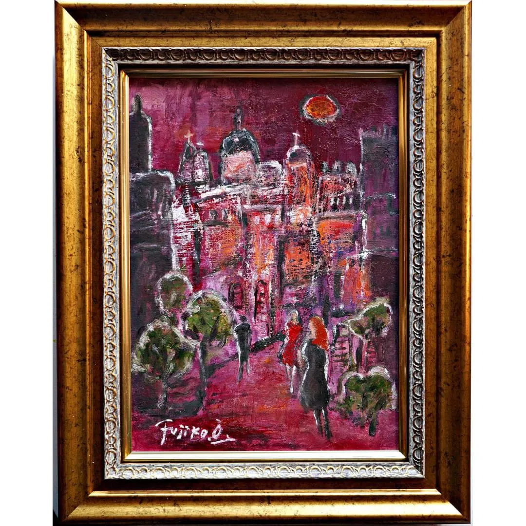 Fujiko Osawa - Street Corner in Paris