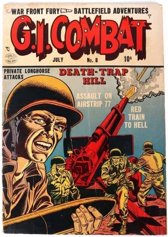 G.I. COMBAT #8 GOLDEN ERA COMIC BOOK