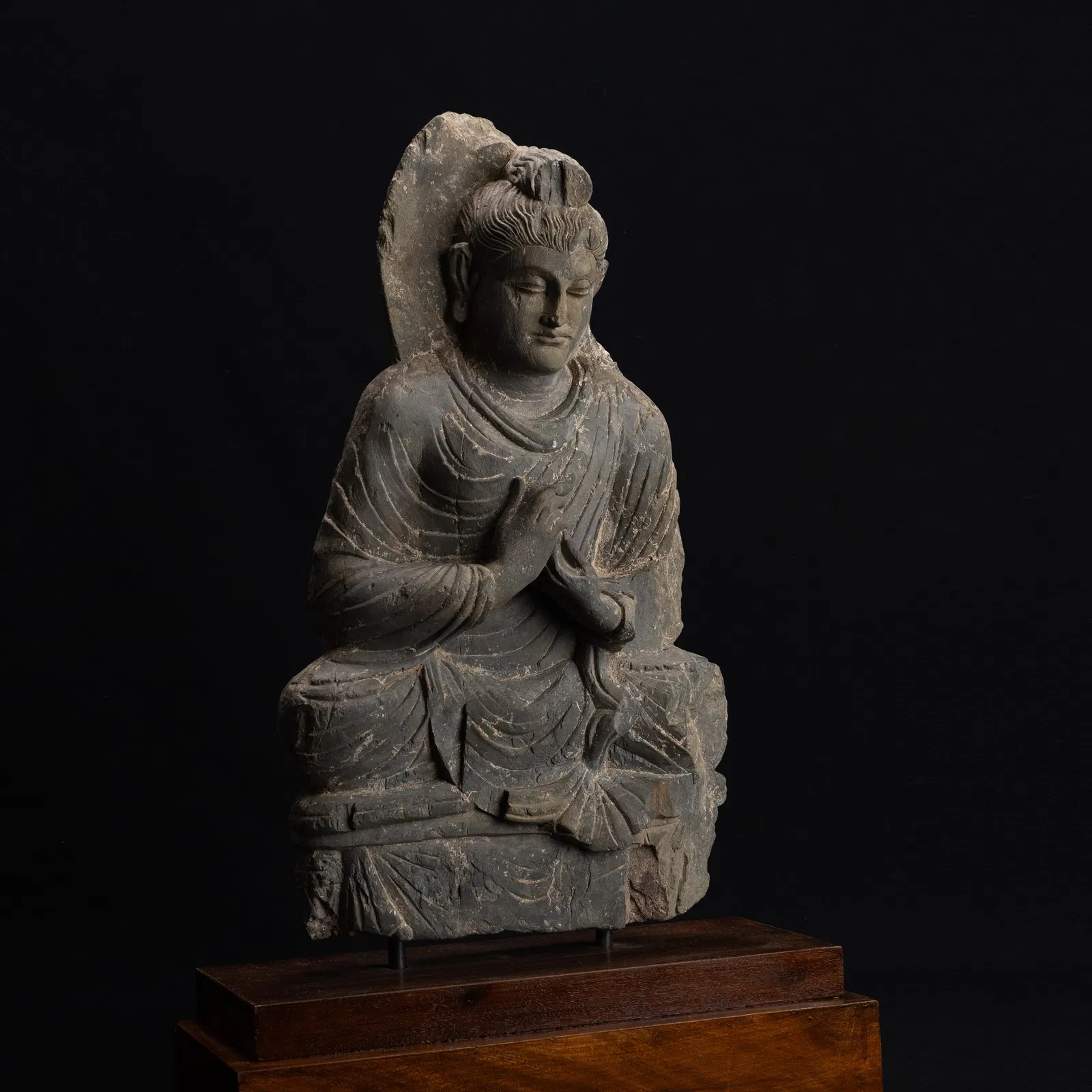 Gandhara Sculpture with Certificate by Kurita Isao