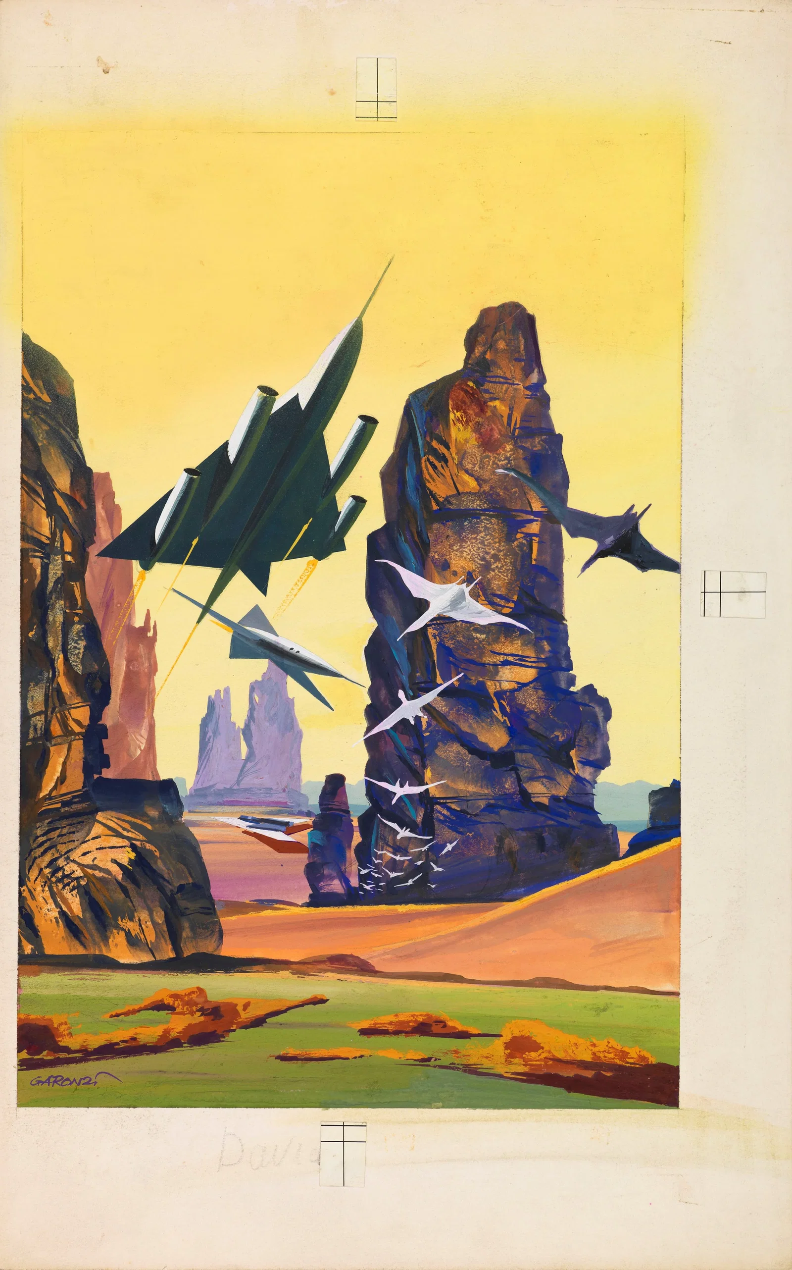 Garonzi Luigi - "Cosmo - Lotta di giganti", 1960