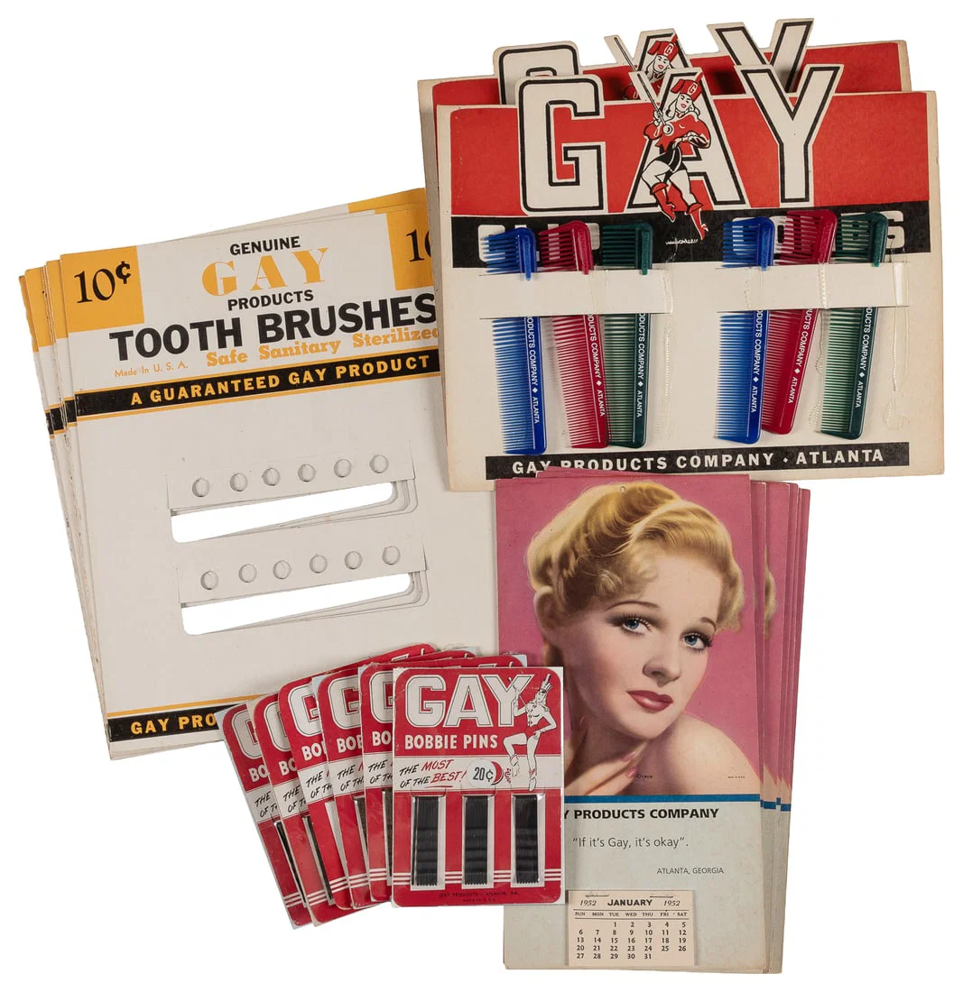 Gay Products Co. "Grace" calendars (6).