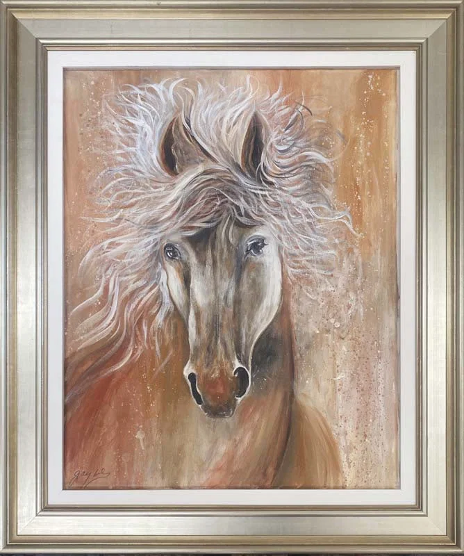 Gaylord Soli (American 1939) Original mixed media Painting on canvas by Gaylord Soli