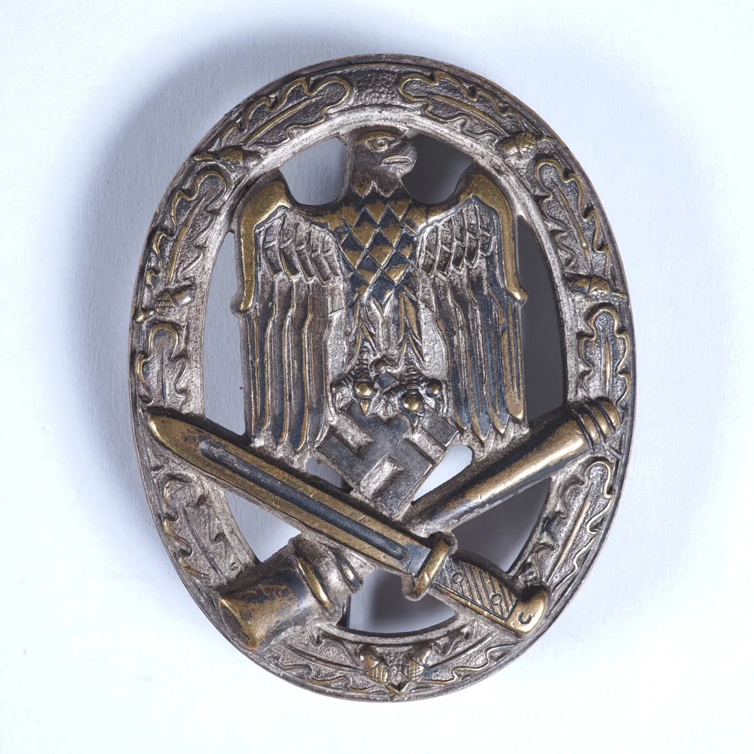 General Assault Badge, non-ferrous metal, Karl Wurster