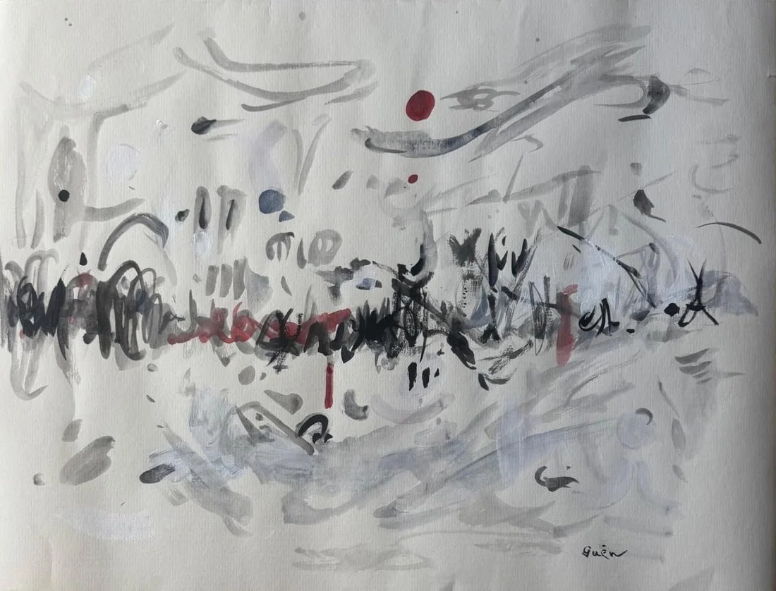 Genichiro Inokuma, Mixed media on paper.