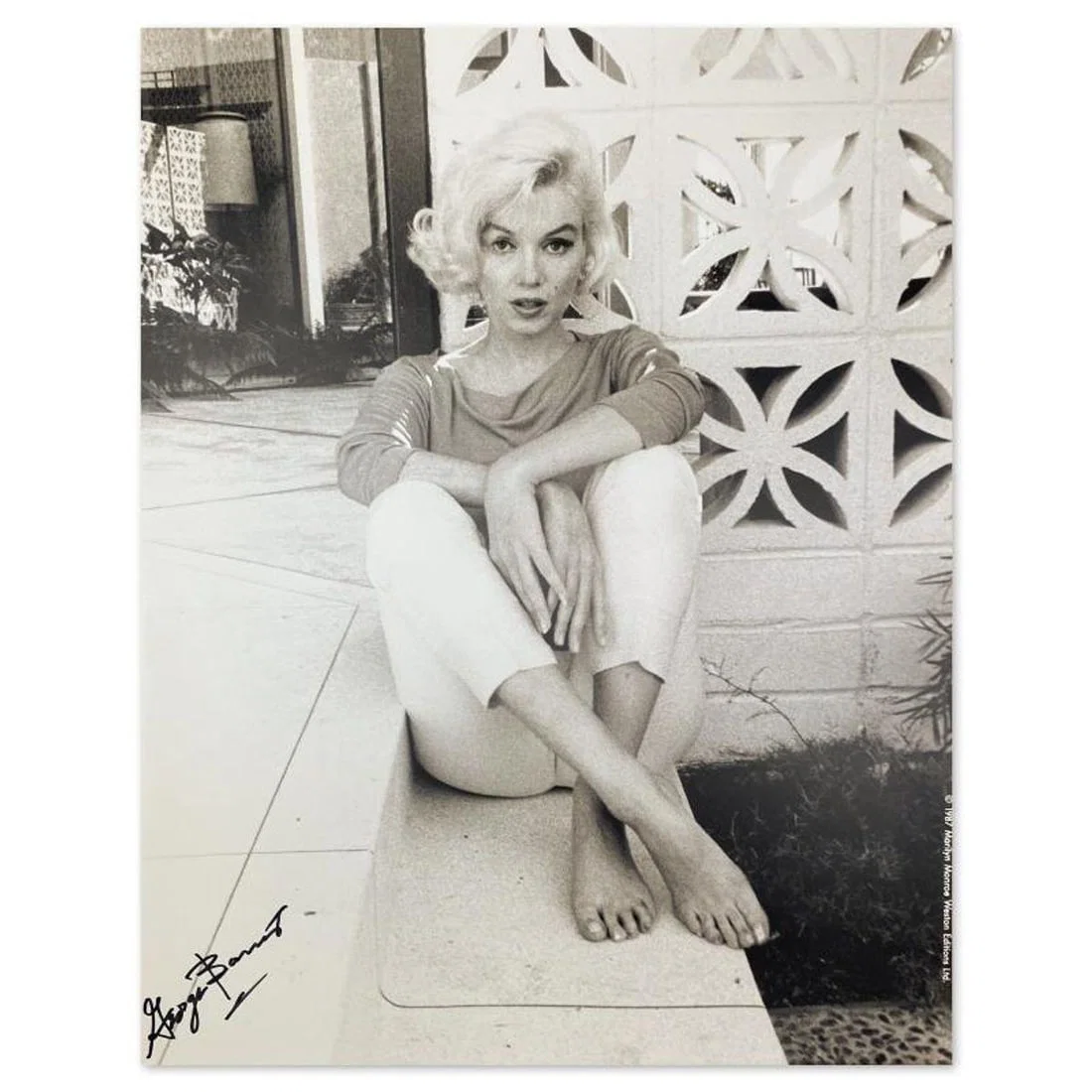 George Barris (1922-2016), "Marilyn Monroe: The Last Shoot" Photograph Printed from the Original
