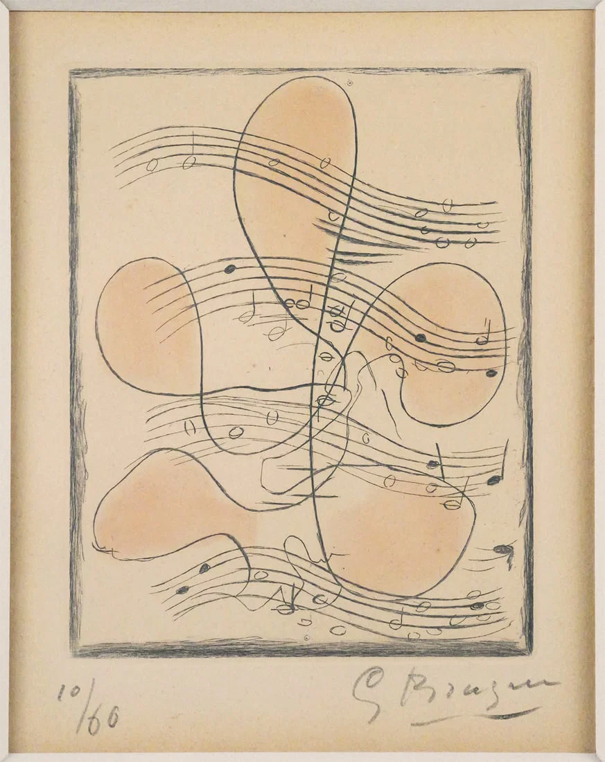 GEORGE BRAQUE Light as an Egg Etching