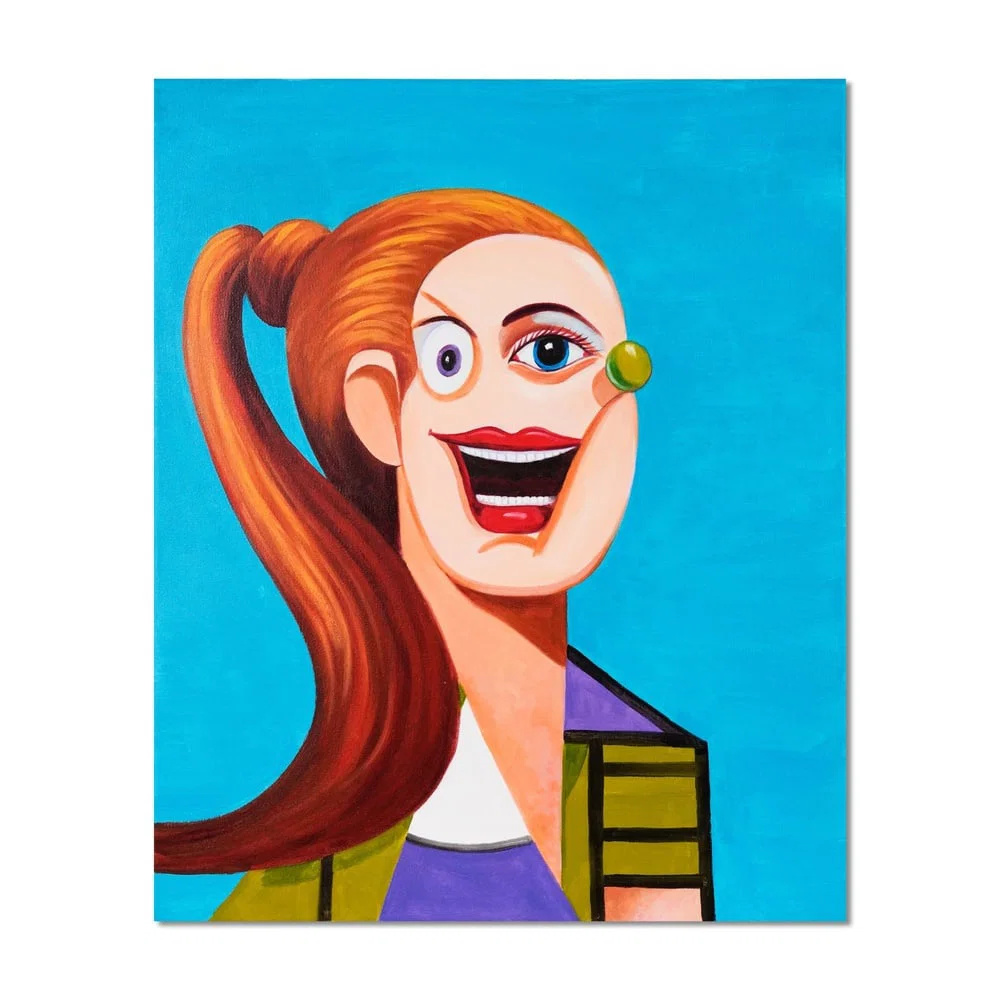 GEORGE CONDO (B.1957), ATTRIBUTED TO, OIL ON CANVAS