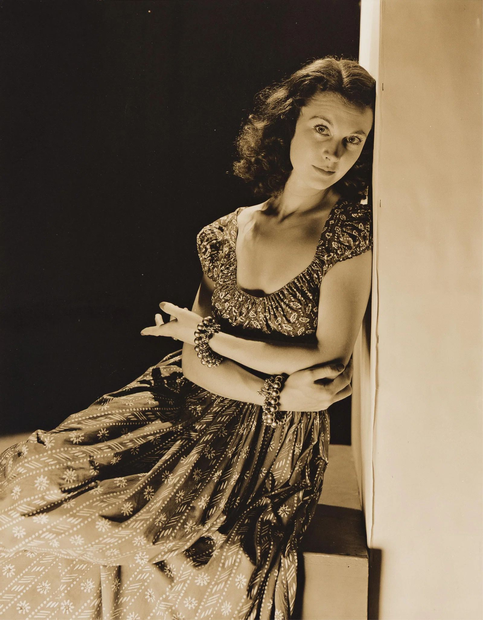George Hoyningen-Huene. Portrait of Vivien Leigh for Harper's Bazaar. February 1941.
