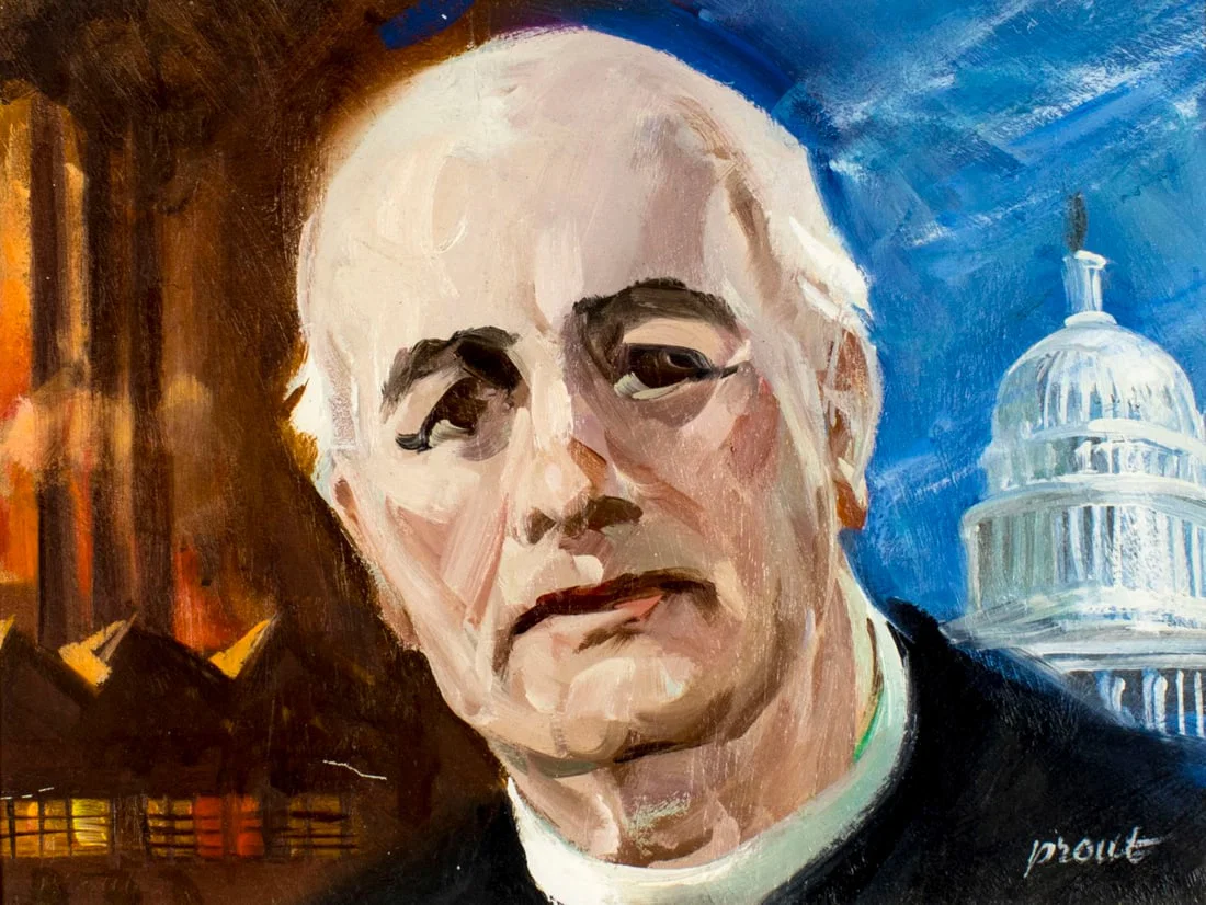 George Morton Prout (IN,FL,1913-2016) oil painting