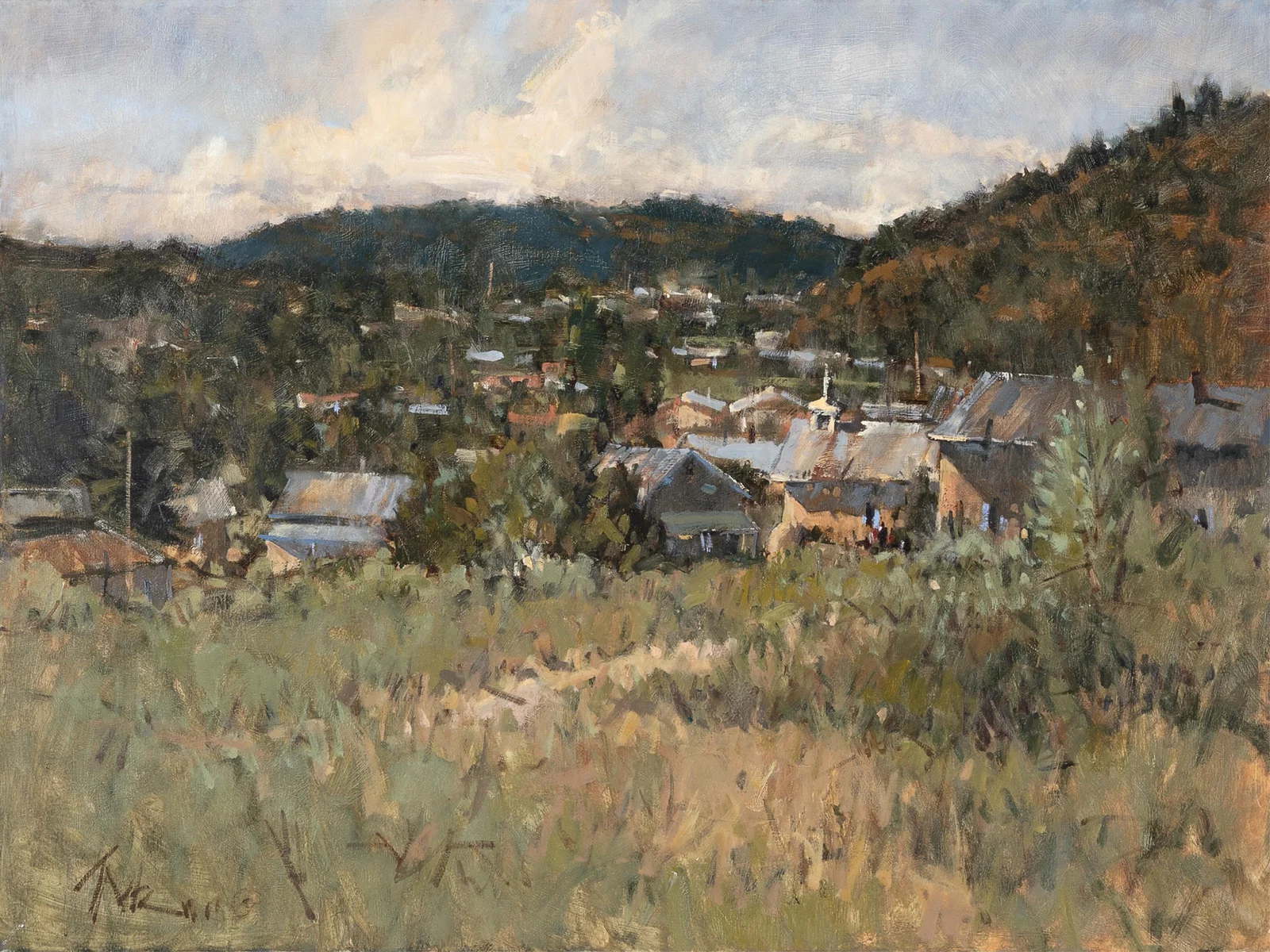 George Pate, New Mexico Village, 2000