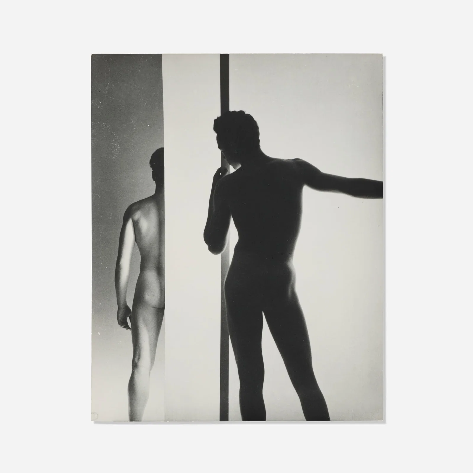 George Platt Lynes, J.H. Chitwood, Not Quite Naked, Behind a Screen