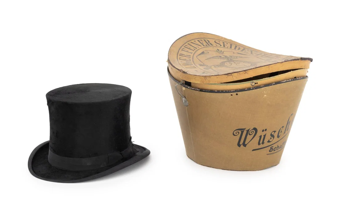German Black Beaver Top Hat
