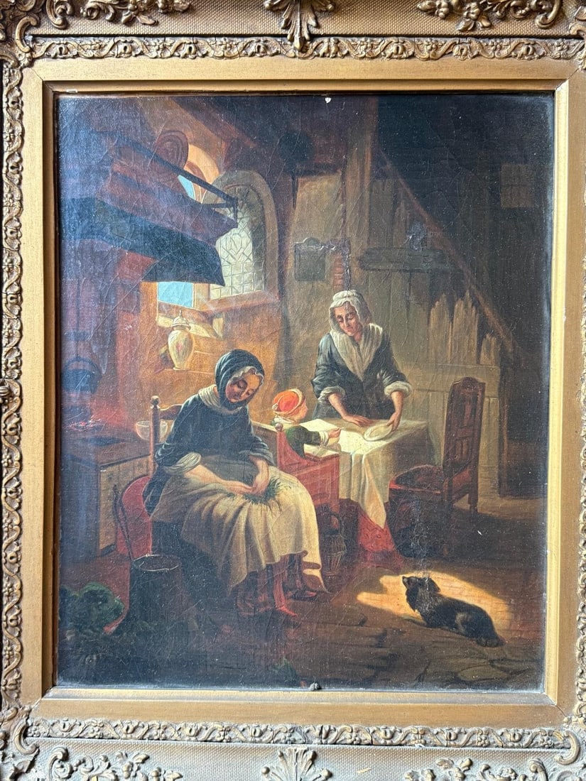 German School of Munich, mid-19th century. oil painting on canvas