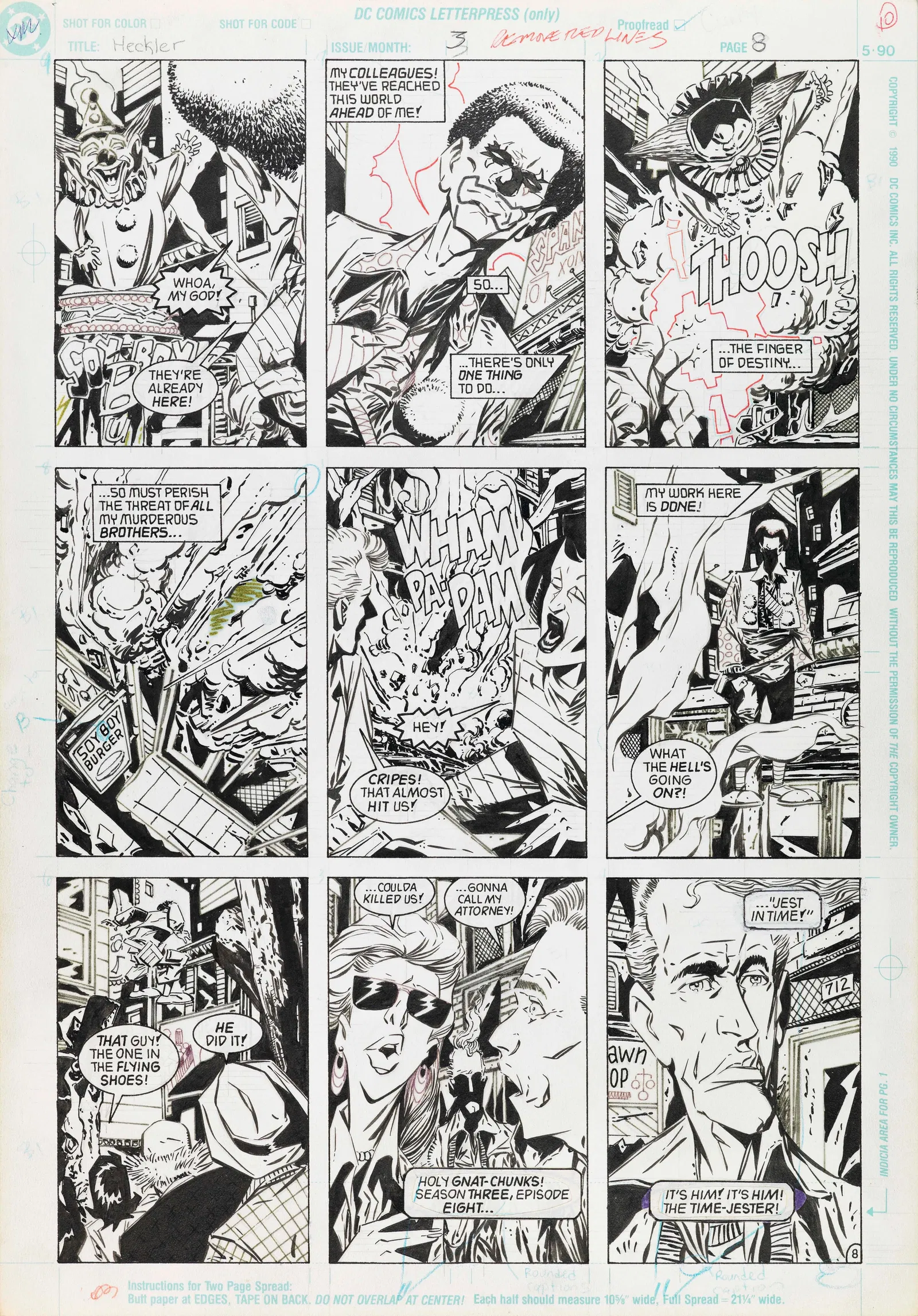 Giffen Keith - "The Heckler - The Heckler Meets The Cosmic Clown", 1992