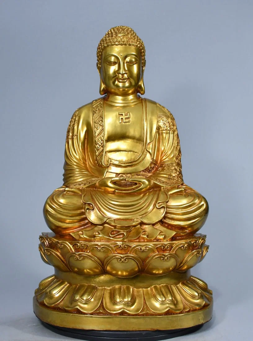 Gilded Bronze Buddha