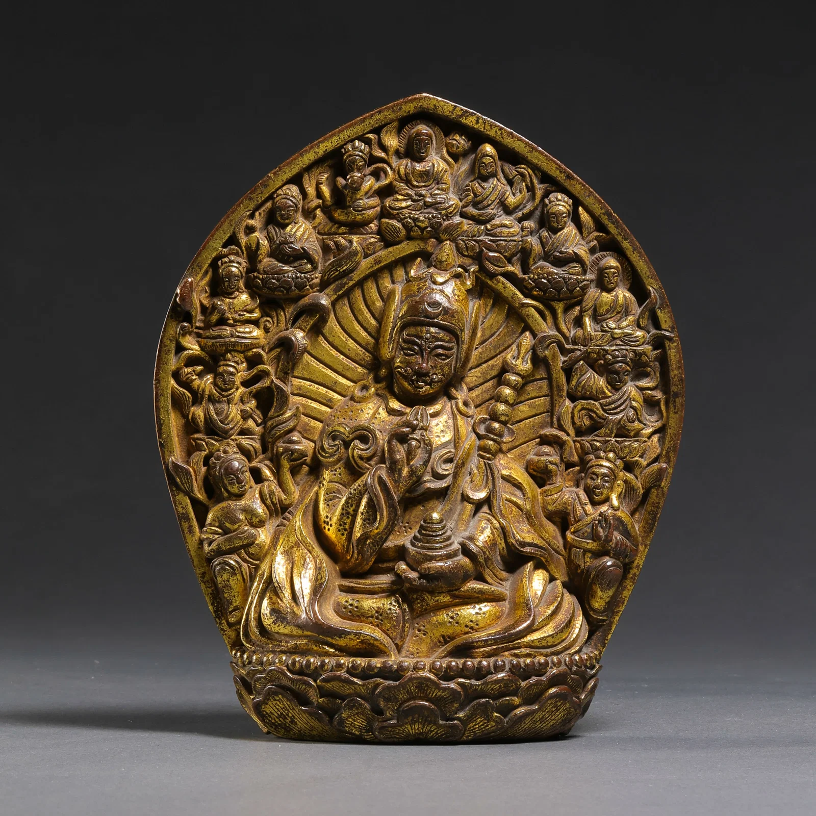 Gilt Bronze Buddhist Statue from the Qianlong Period of the Qing Dynasty, China