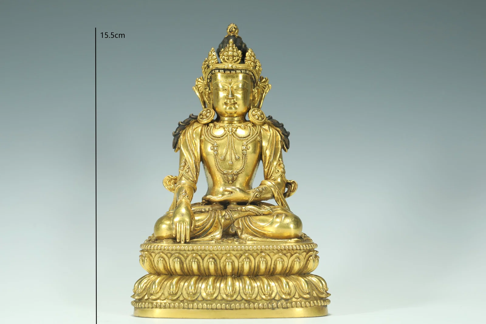 Gilt Bronze GuanYin Figure