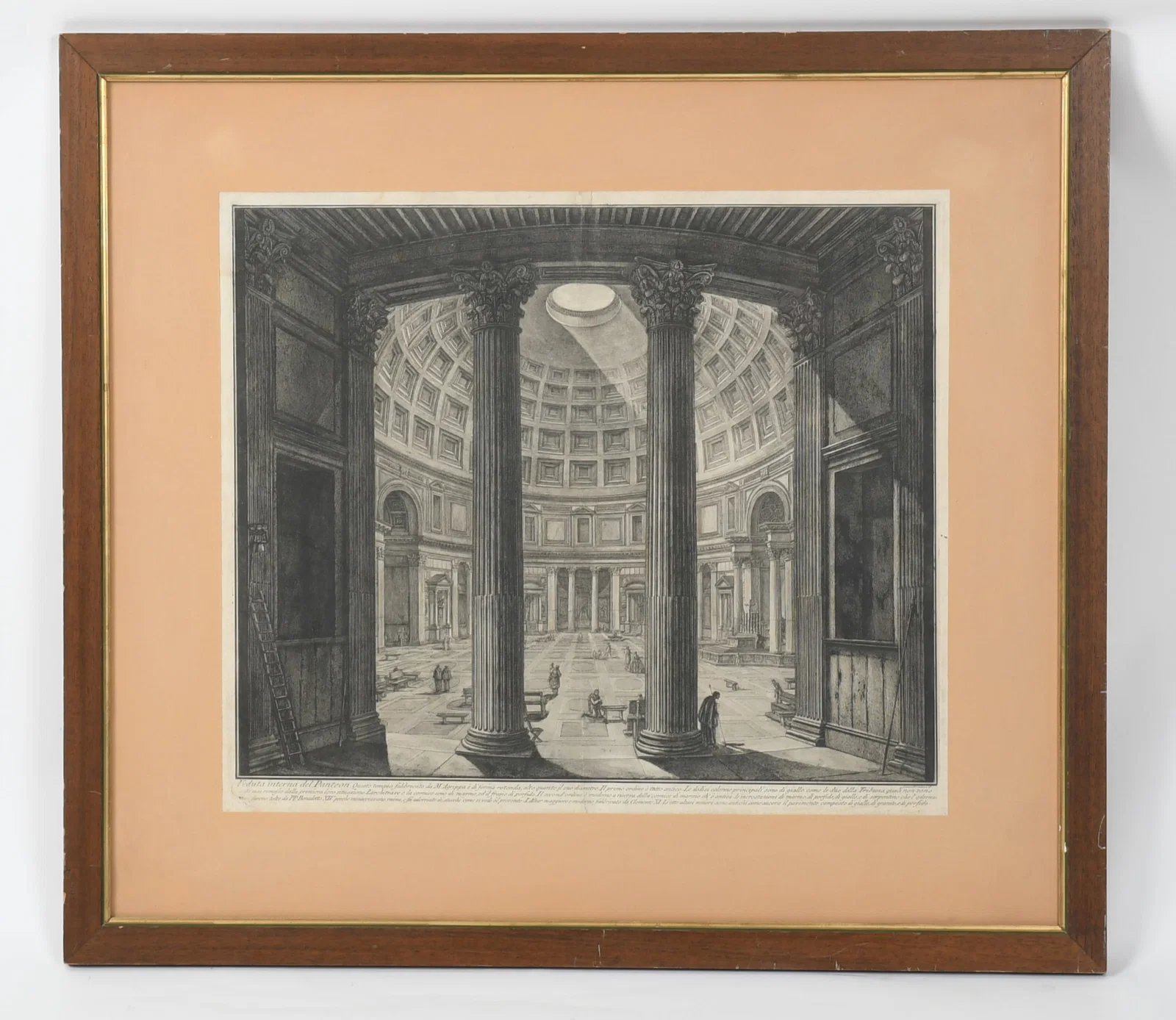 Giovanni Battista Piranesi (Italian 1720-1778), Interior Scene of the Pantheon