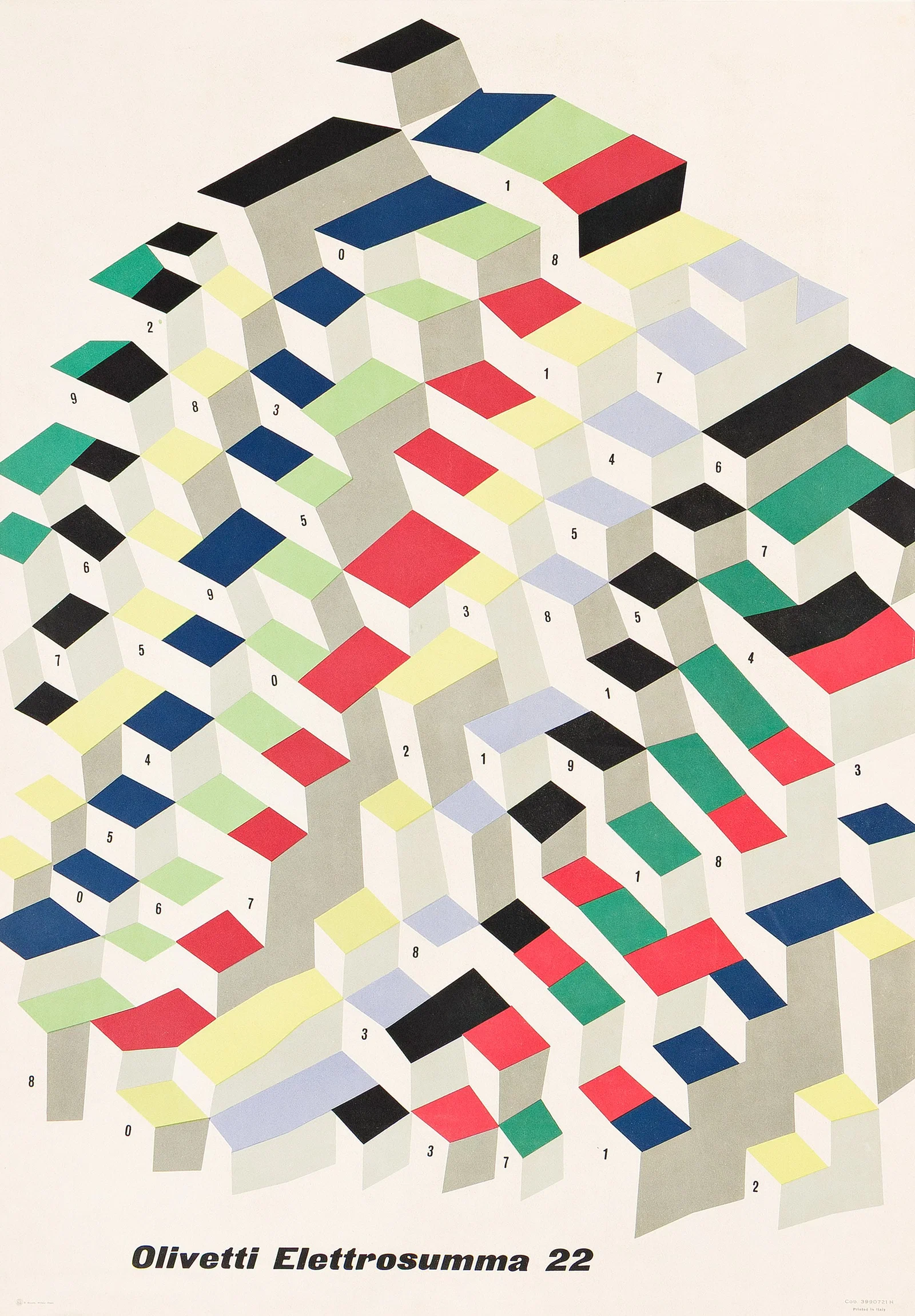 Giovanni Pintori, Olivetti Elettresumma 22. 1956.