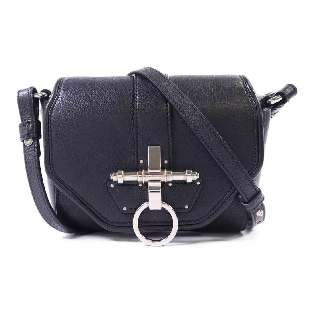 Givenchy Obsedia Black Lambskin Leather Crossbody and Shoulder Bag