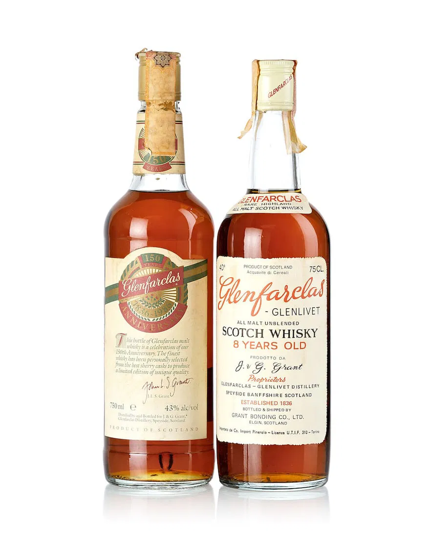 Glenfarclas 150th Anniversary (1x 750ml) Glenfarclas 8 Year Old (1x 750ml)
