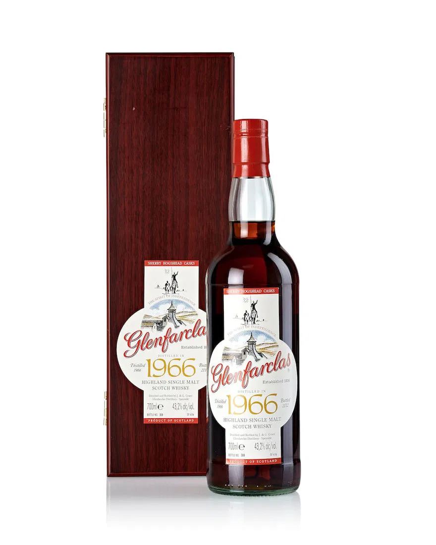 Glenfarclas Sherry Cask #2603 & 2604, 3551 & 3552, 1966 (1x 700ml)