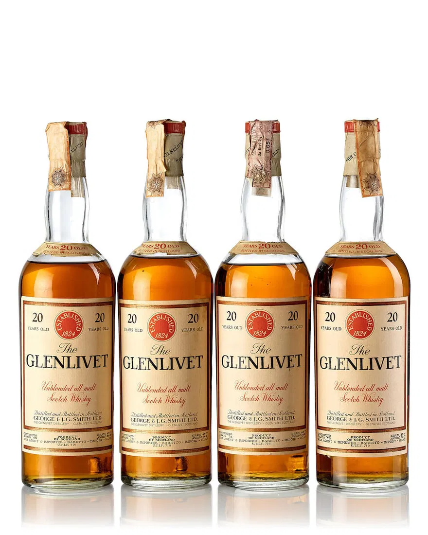 Glenlivet 20 Year Old (4x 750ml)