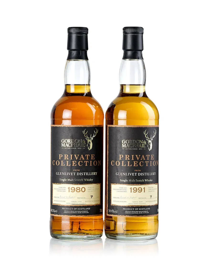 Glenlivet Private Collection Cask #12032, 1980 (1x 700ml) Glenlivet Private Collection Cask #482...