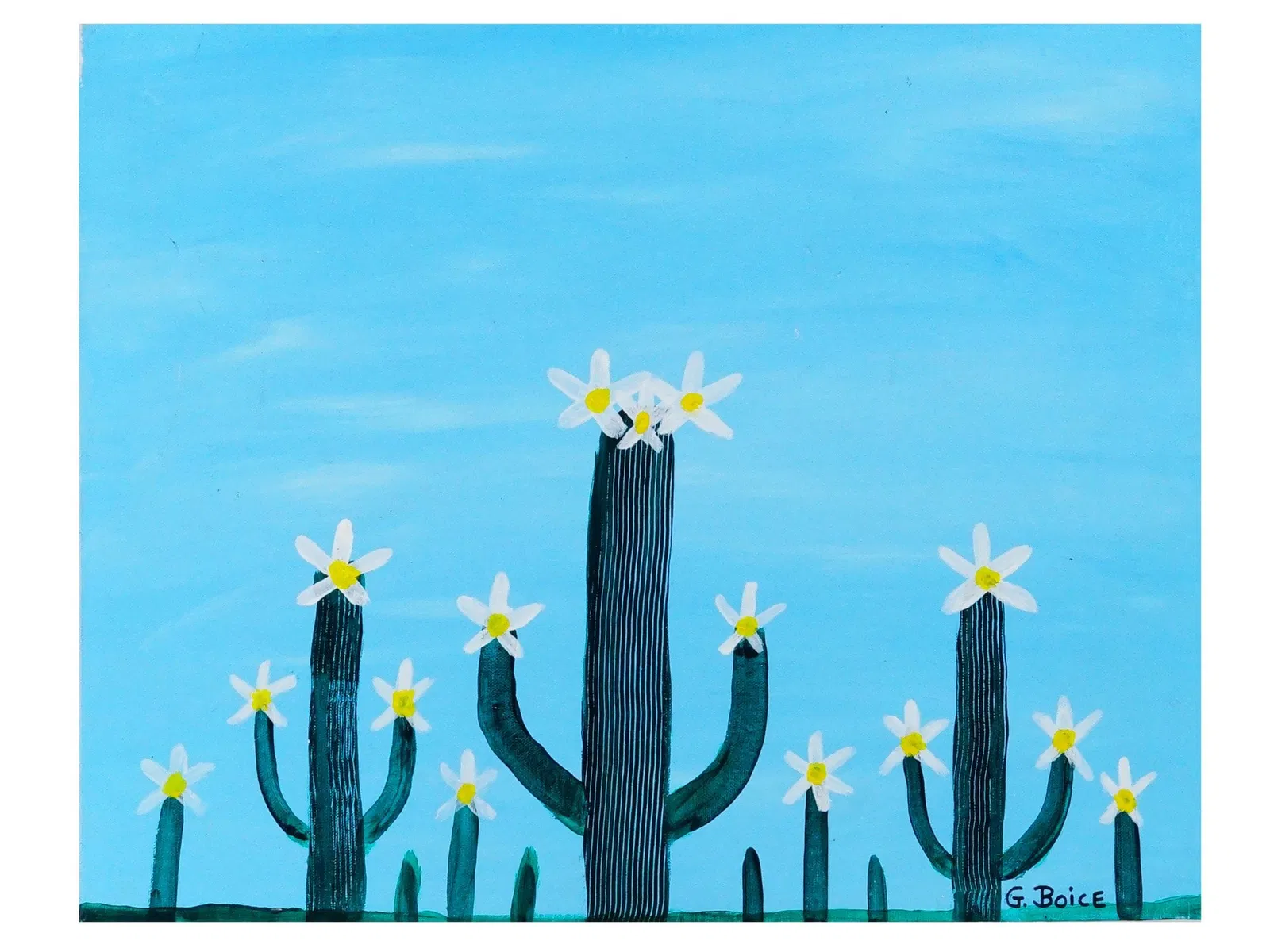 GLENN BOICE AMERICAN LANDSCAPE ACRYLIC PAINTING