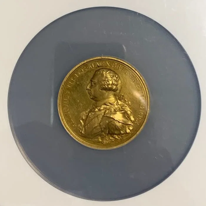 Gold Medal Commemorating the Attempted Assassination of King George III