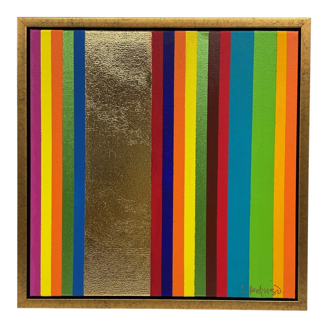 “Golden Summer?? by C. P. Montague (Contemporary) Acrylic on Canvas, 2025
