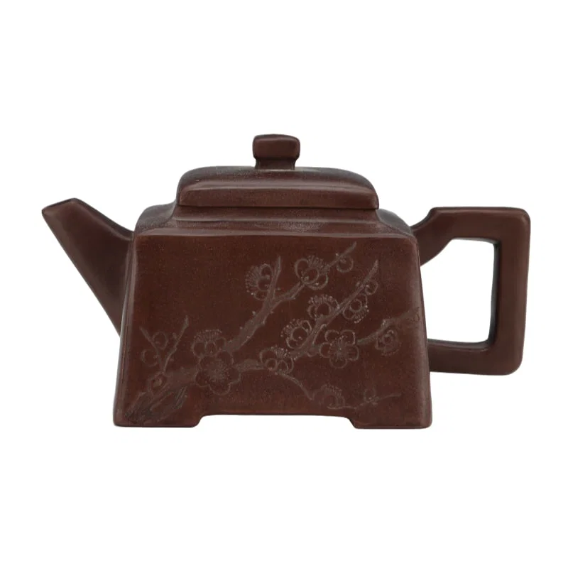Golden Tripod brand, crafted by Feng Guilin - Purple Clay Teapot