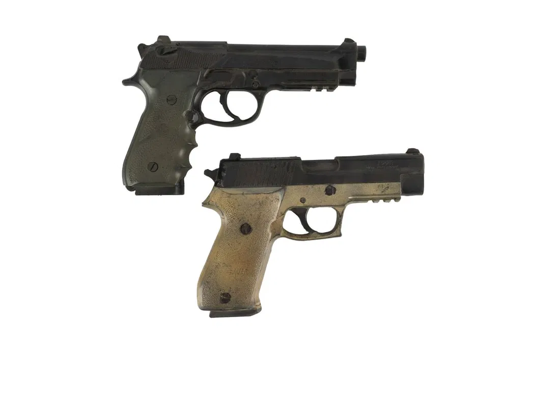 GOOD DAY TO DIE HARD (2013) - Mike Papac Collection: John McClane's (Bruce Willis) Stunt SIG-Sauer
