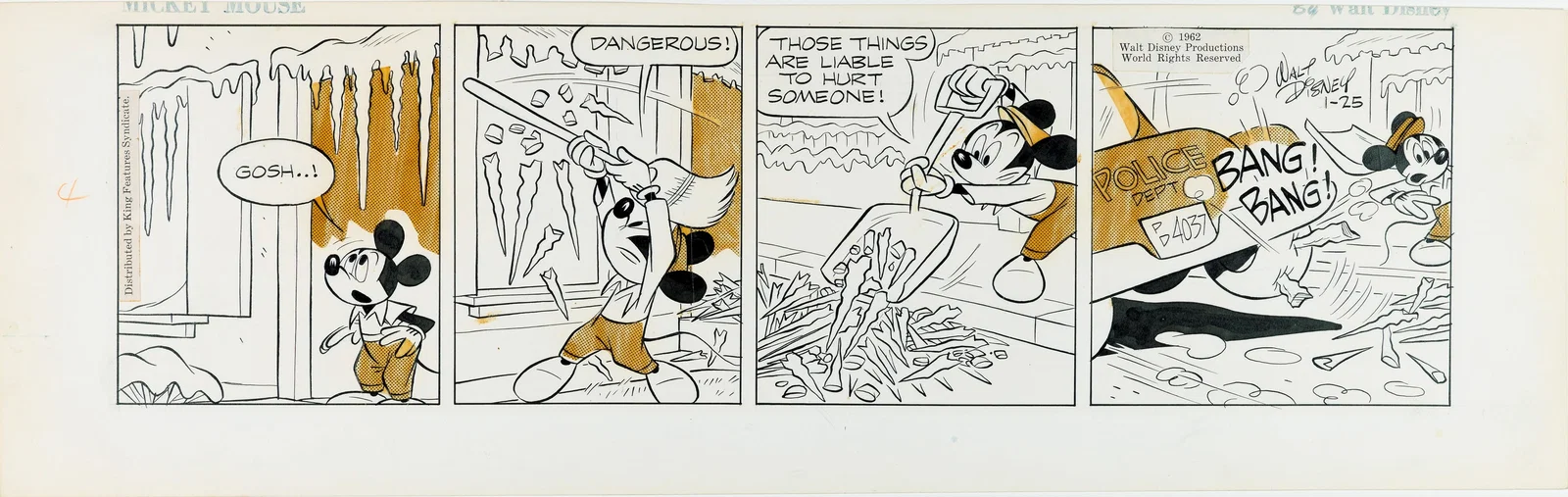 Gottfredson Floyd - "Mickey Mouse", 1962