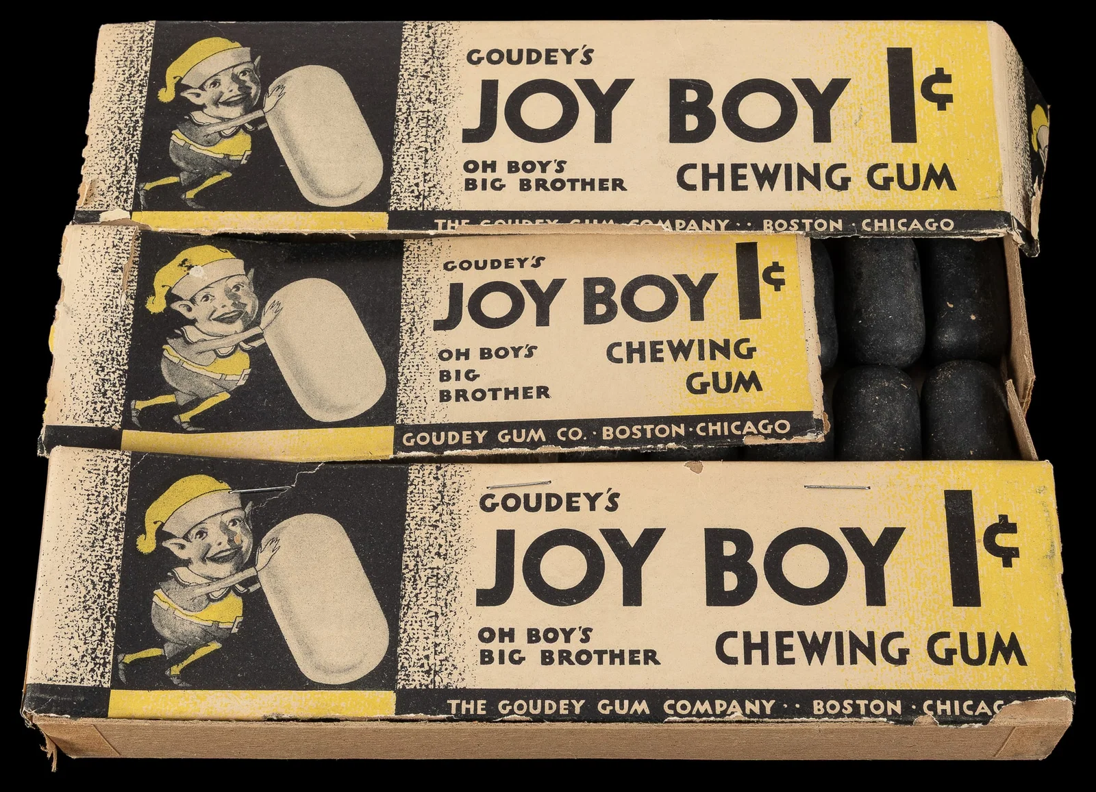 Goudey's Joy Boy Gum with partial box.