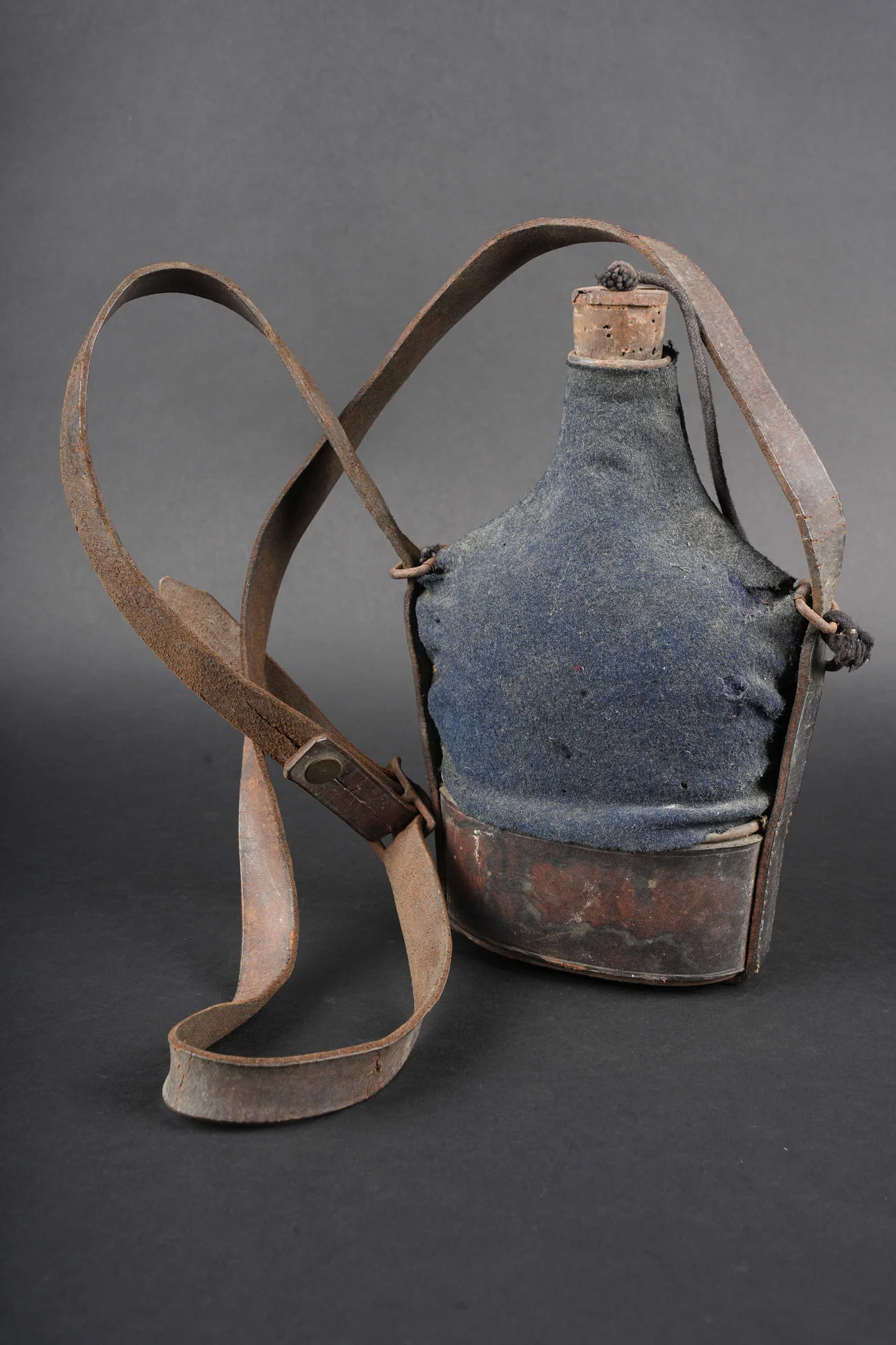 Gourde 1884 de cavalerie. Cavalry water bottle, Model 1884