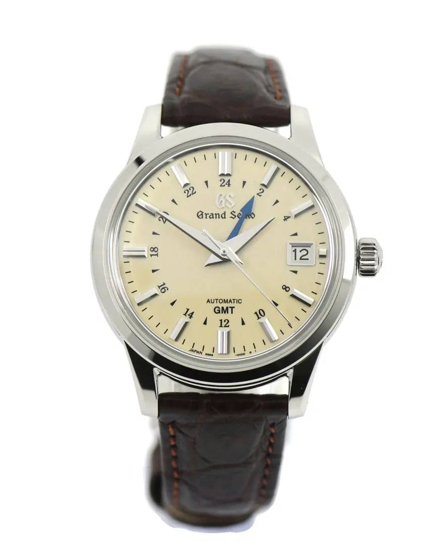 Grand Seiko SBGM221G Automatic Elegance Series Stainless Steel Wristwatch with Box