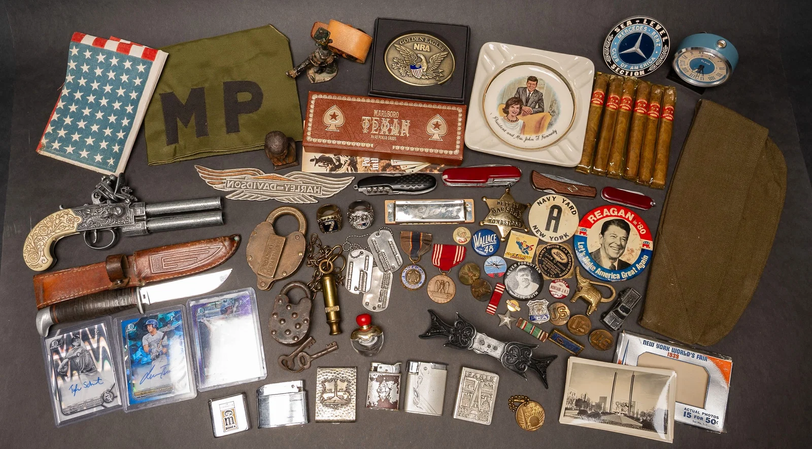 Grandpa Dresser Junk Drawer Estate Find Militaria Collectibles